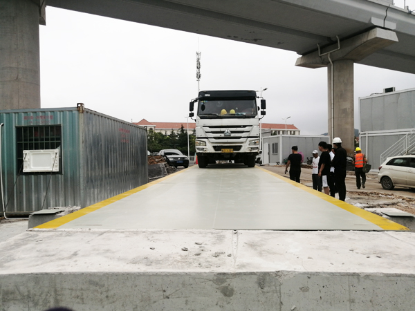 中建聯合城陽工地數字汽車衡